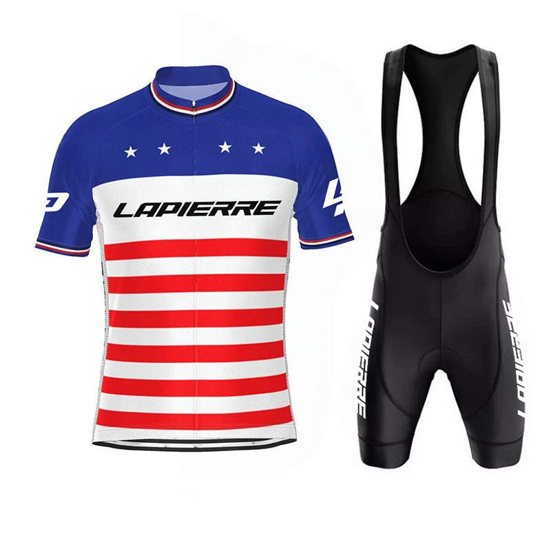 Mountain Biking Jerseys Men - Lapierre Cycling MTB-Trikot Herren-Fahrradanzug Fahrrad-MTB-Ausrüstung Mountainbike-Trikot