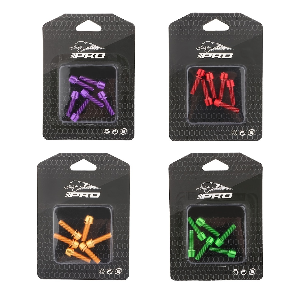 Mountain Biking Stuff - 6 Stück M5-Bolzschrauben für Mountainbike- und