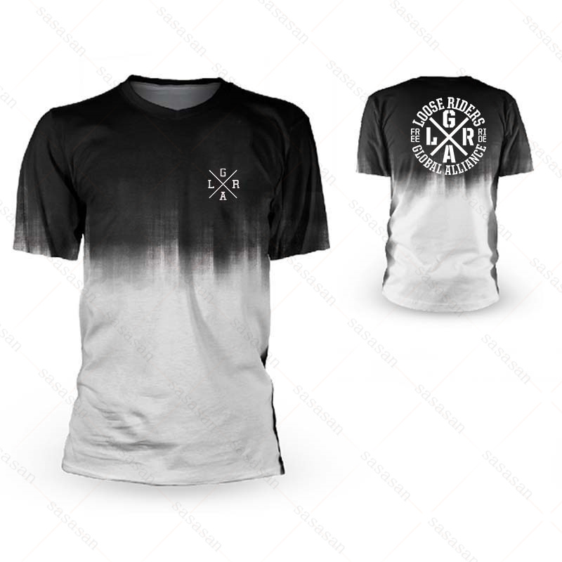 Mountain Biking Jerseys Men - Motocross Loose Riders Kurzarmtrikot MTB Mountainbike