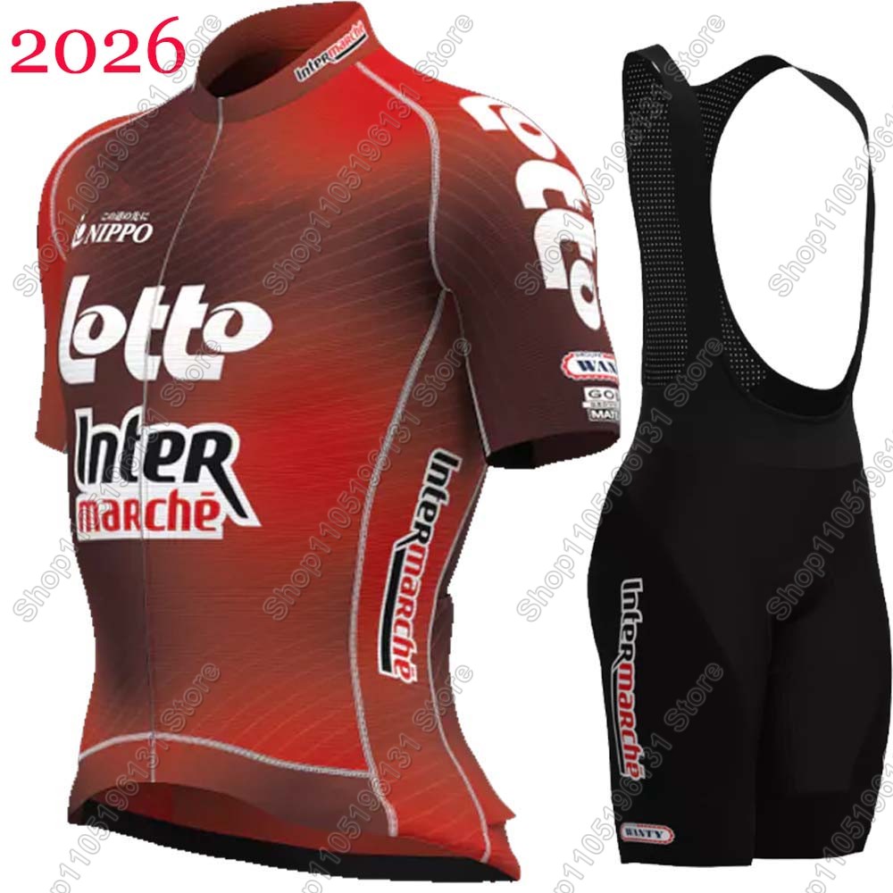 Mountain Biking Jerseys Men - Lotto Cycling 2026 Trikot-Set Herren Sommer