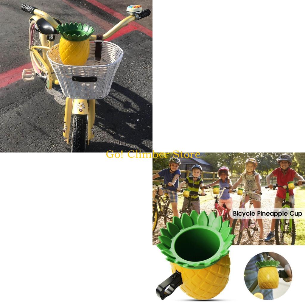 Mountain Biking Cartoon - Q84C Fahrräder Flaschenhalter Cartoon Ananas Fahrrad
