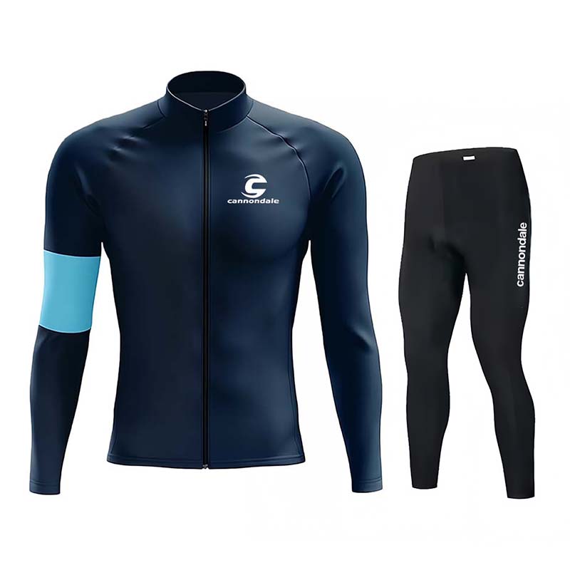 Mountain Biking Jerseys Men - Cannondale Herren Langarm Dünnes Radtrikot Frühling