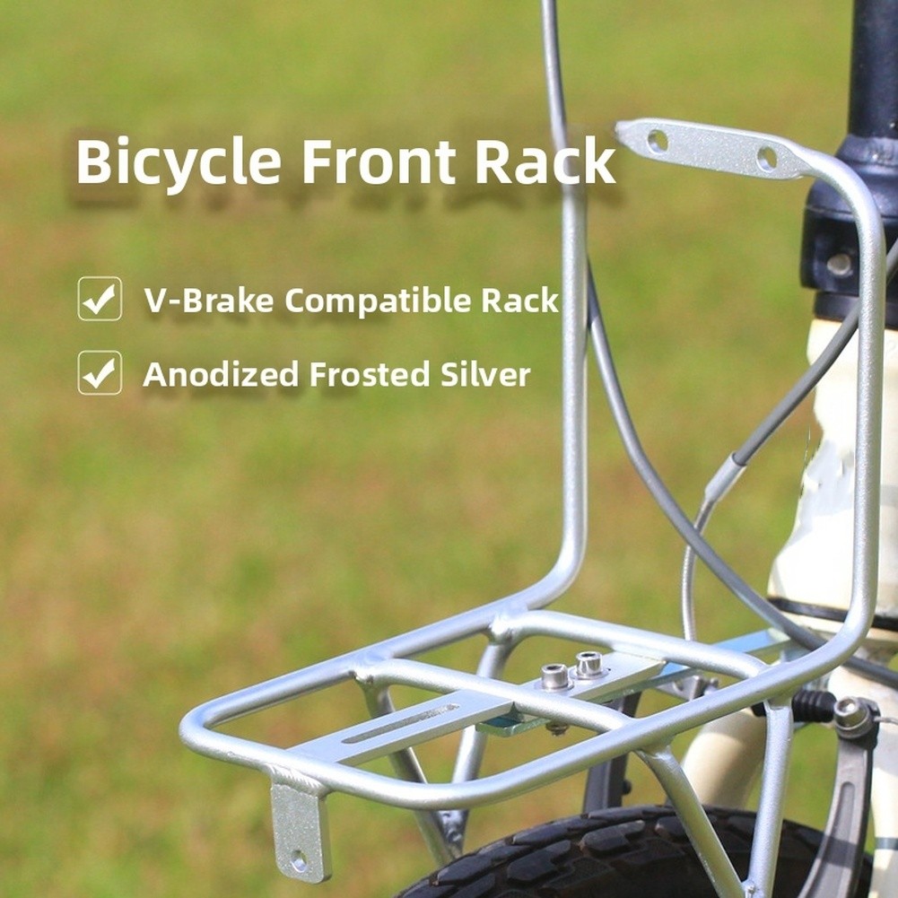 Mountain Biking Stuff - Aluminiumlegierung Frontkorb-Gepäckträger 20 Zoll Faltbares Mountainbike