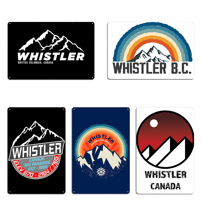 Mountain Biking Europe - Retro Ski Whistler B.C Kanada Skifahren