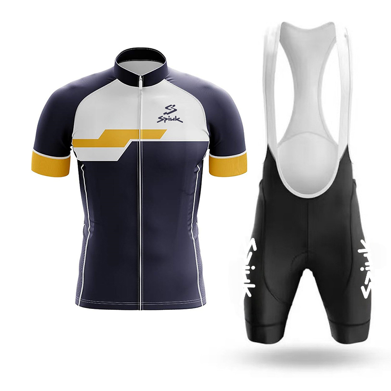 Mountain Biking Jerseys Men - Spiuk Radtrikot Herren Kurzarm-Radtrikot, Atmungsaktives Radsport-Oberteil,