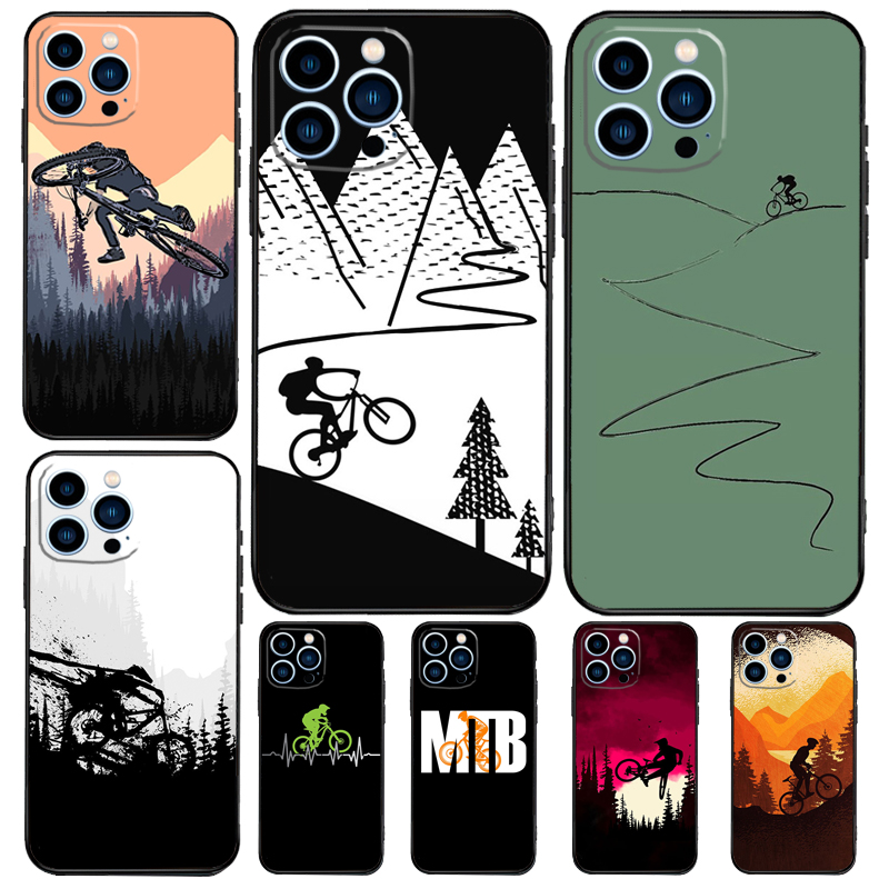 Mountain Biking Cartoon - MTB Mountainbike Fahrrad-Hülle für OnePlus 15