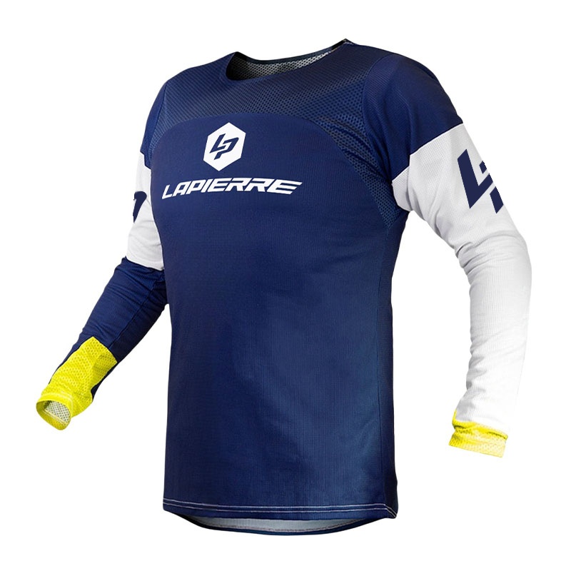 Mountain Biking Jerseys Men - Lapierre Downhill-Trikots Cross-Country-Mountainbike-Downhill-Trikot DH Enduro Motorrad-Trikot