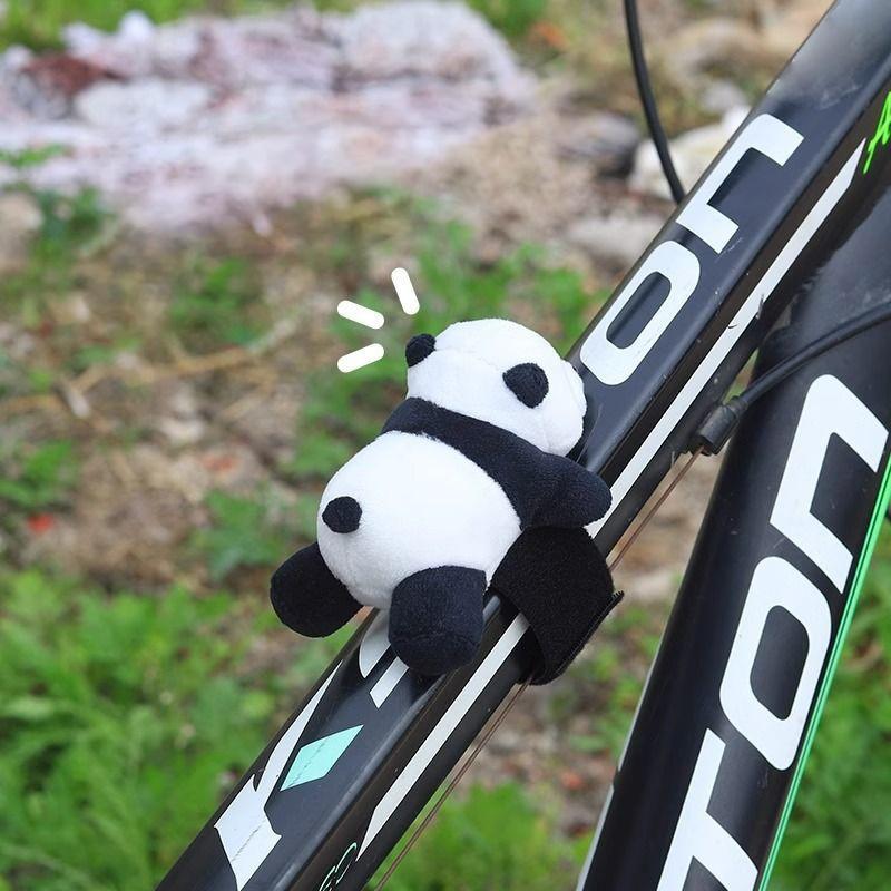 Panda-Cartoon-Anhänger Fahrrad – Mountain Biking Cartoon Bewertung und Preis