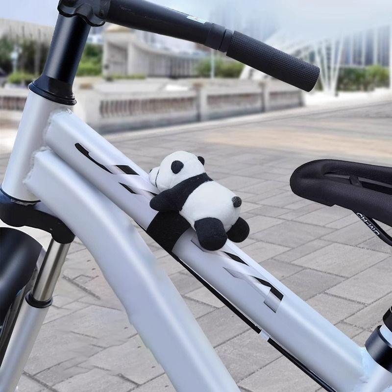 Panda-Cartoon-Anhänger Fahrrad – Mountain Biking Cartoon Bewertung und Preis