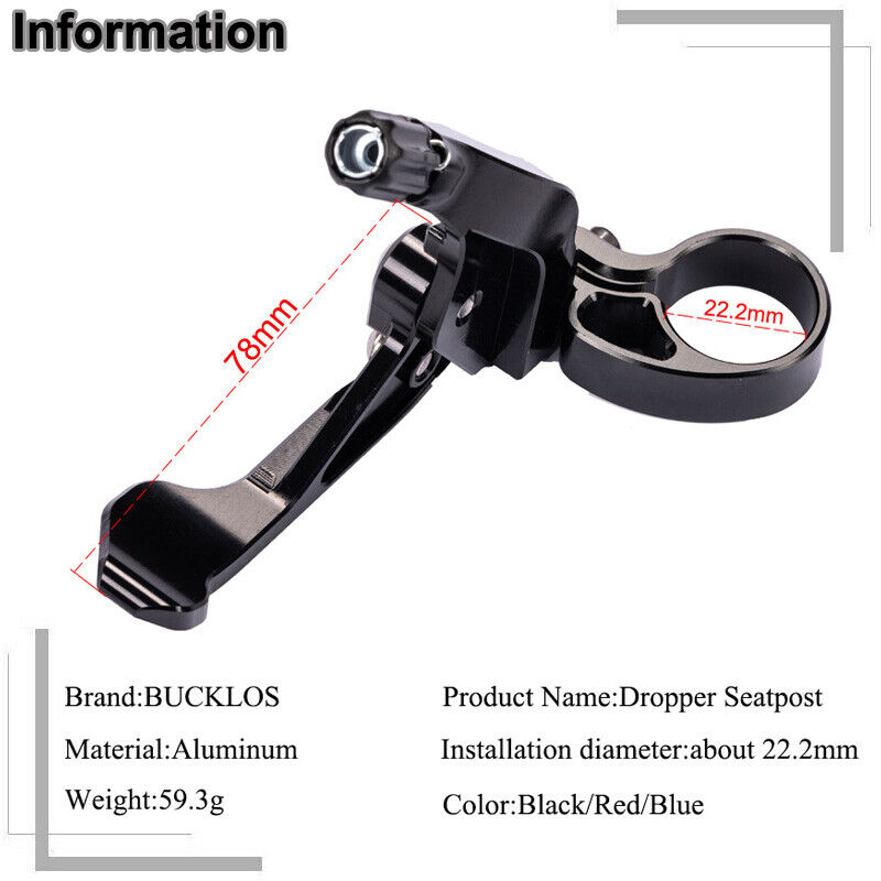 BUCKLOS Teleskop Sattelstütze  – Dropper Post Remote Bewertung und Preis