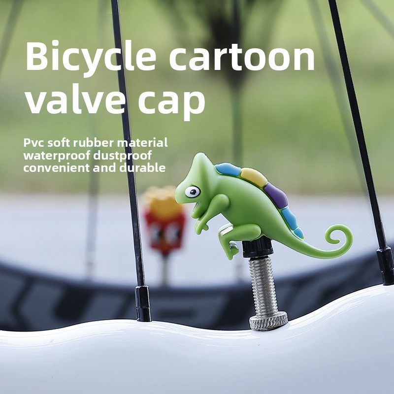 2/3 Stück Fahrrad-Luftventilka – Mountain Biking Cartoon Bewertung und Preis