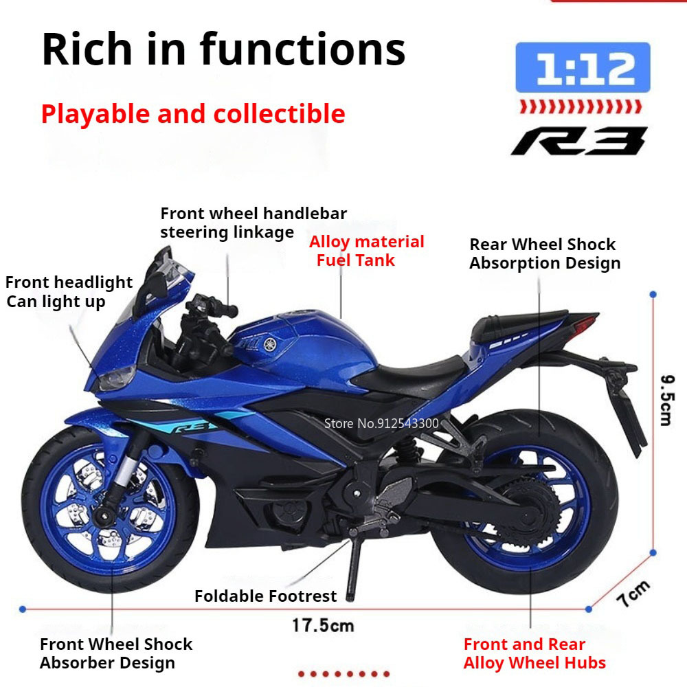 Maßstab 1:12 R3 V-REX Motorrad – Tire Insert Foam Bewertung und Preis