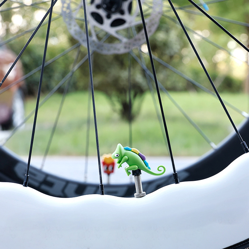 Neue Fahrrad-Luftventilkappe a – Mountain Biking Cartoon Bewertung und Preis
