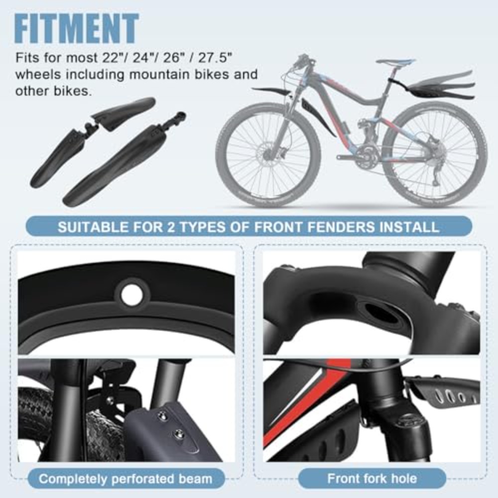 Fahrrad-Schutzblech-Set vorne  – Mountain Biking Stuff Bewertung und Preis