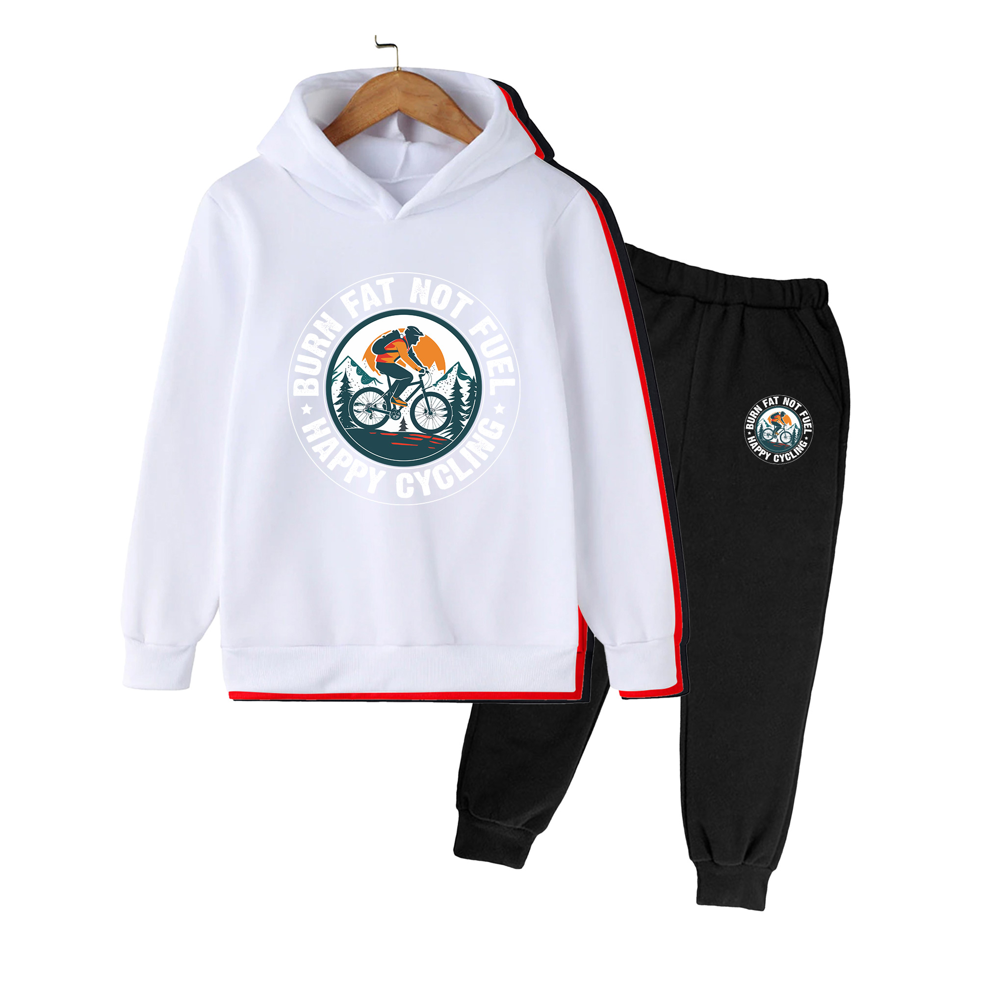 Kinder Mountainbike-Print Hood – Mountain Biking Cartoon Bewertung und Preis