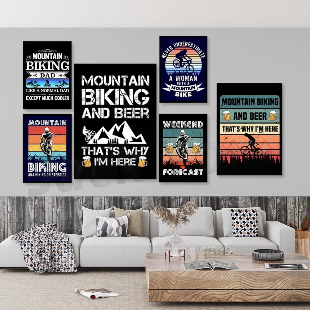 Go Mountain Bike Druck Leinwan – Mountain Biking Europe Bewertung und Preis