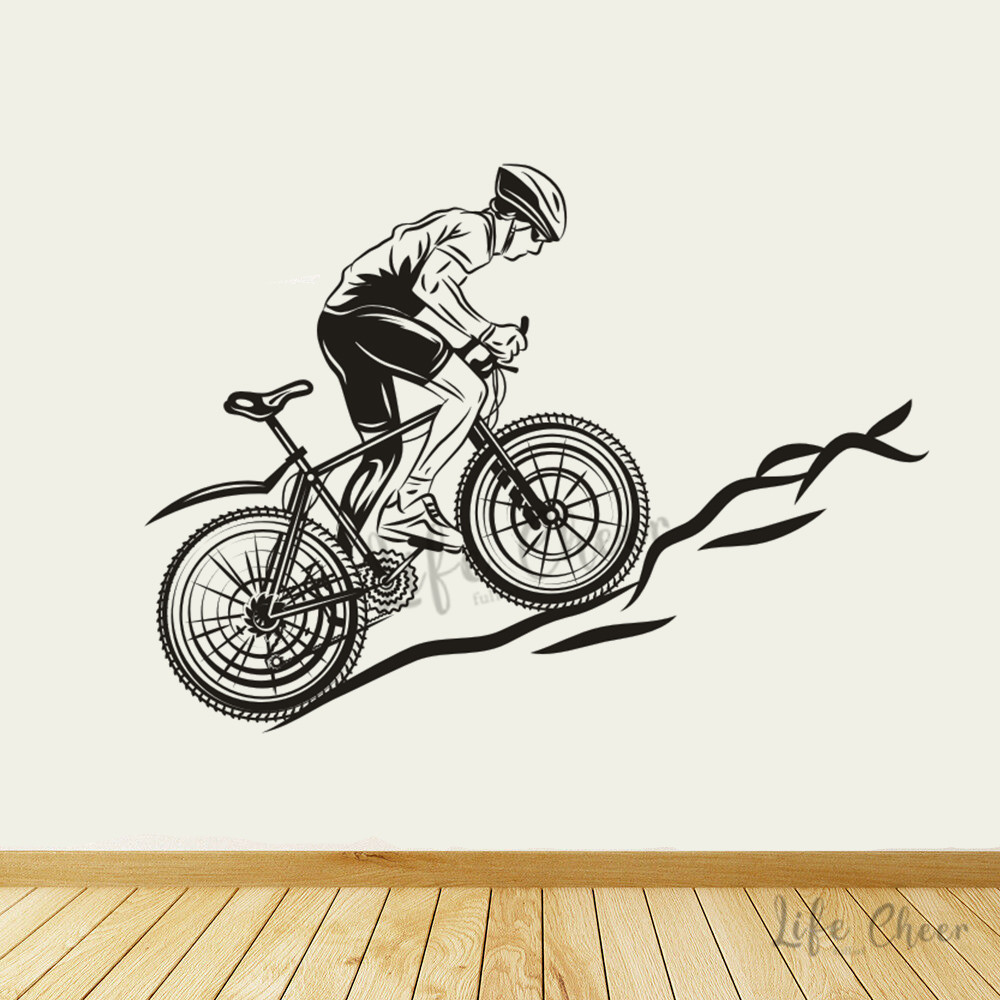 Berg Radfahren Wandaufkleber F – Mountain Biking Europe Bewertung und Preis